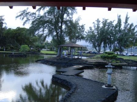 Liliuokalani Park bridges Hilo, Hawaii